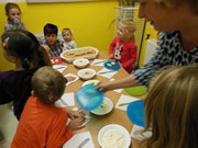 Odpolední zdravá svačinka s rodiči